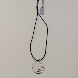 Star Wars Silver Black Ribbon Dainty Choker/Necklace